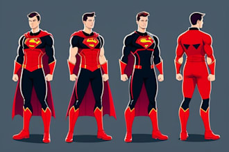do superhero character design art