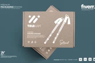 draw a modern packaging