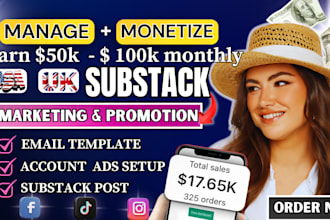 setup your substack account substack post substack promotion newsletter template