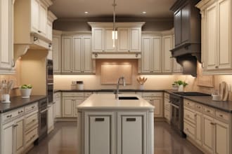 render 3d kitchen interior design kitchen model,3ds max rendering cabinet mockup