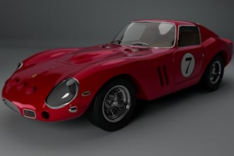 do 3d car modeling for game development, asseto corsa