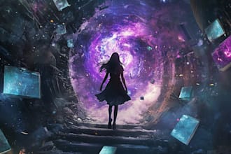 build book cover for fiction genres fantasy sci fi horror