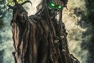 do scary horror creature and fantasy character concept art