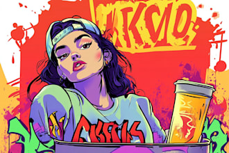 make unique wall art, murals, and graffiti art designs