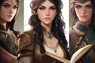 dnd character art and dnd character art