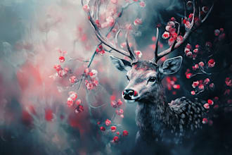 make any floral, animal or botanical art