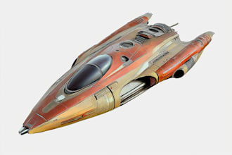 make sci fi vehicle design and spaceship concept art