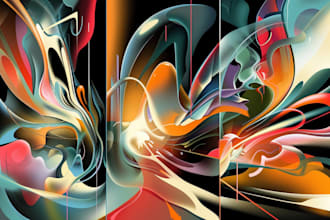 design modern abstract art for art