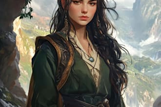 create your dnd character or party art