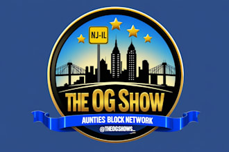 design professional podcast cover art, logo
