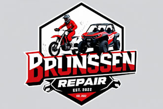 design modern awesome bike logo