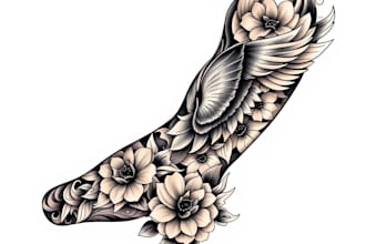 create custom tattoo design, tattoo sleeve