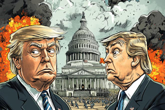 create political and editorial cartoons