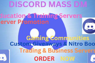 do discord mass dm bot, discord mass dm,  discord server promotion