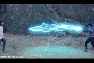 do professional motion graphics and vfx compositing for you, green screen, cgi