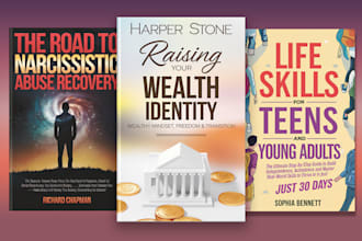 do book cover, ebook cover, and createspace book cover design