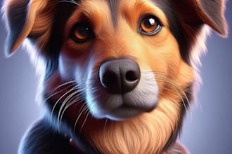 make a sketch and watercolor pet portrait art for you