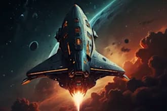 do high quality spaceship concept