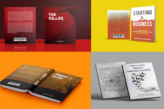 make unique book cover design, ebook, kindle cover, KDP design