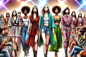 draw a fashion illustration