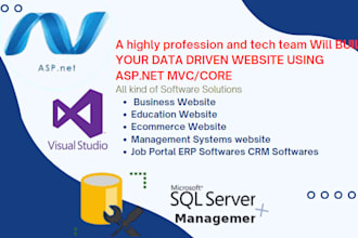 database driven website with asp net