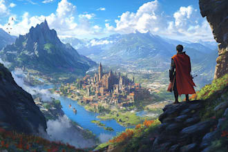 make dnd character art or dnd art illustration