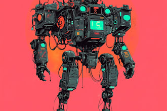 create your mecha robot art