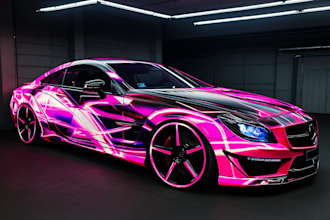 design awesome car, van, vehicle wrap design and vehicle stickers
