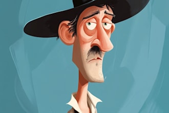 do create animals cartoon character illustration design