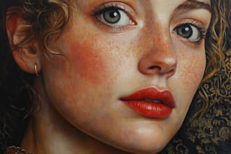 paint renaissance art oil painting portrait