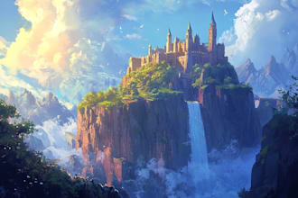 do an epic fantasy book cover