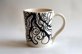 unique custom coffee mug design art for you