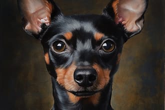 do pet portrait, digital art, watercolor, or pencil drawing