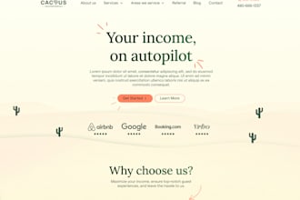 design a high converting UI UX website for startups
