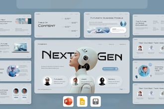 design powerpoint or canva presentation, pitch deck for your business