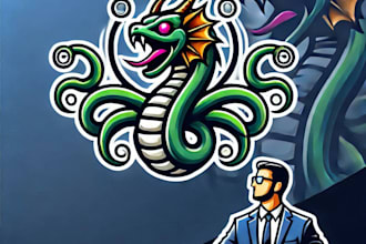 do wonderful hydra mascot logo design with express delivery