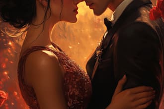 do fantasy book cover, romance book cover, and ebook cover design