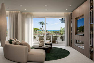 remodel landscape patio, outdoor kitchen, BBQ, garden design, cgi modern pool