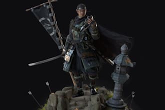 build game character daz3d file, metahuman model, nsfw character, rig animation