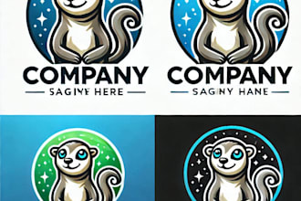 do create abstract animal mascot logo design with express delivery