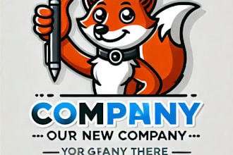 do create cartoon fox mascot logo with 1 day delivery