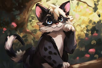 draw fullbody furry or anime art
