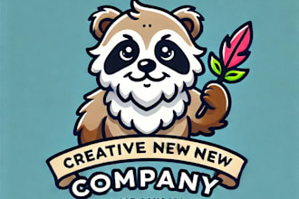 do make creative animal mascot logo with 1 day delivery