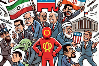draw unique quality political cartoon art for you