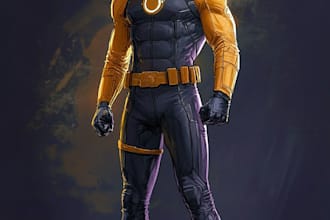 do cartoon, comic character superhero etc from your photos