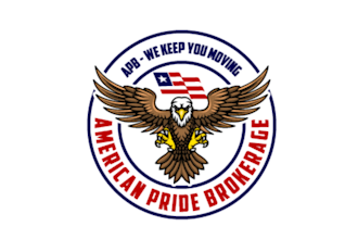 create minimalist and professional american pride logo or icon design