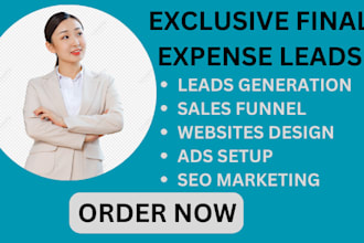generate final expense lead for insurance  agent and broker
