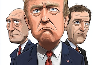 draw political caricature and cartoon