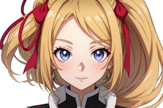 draw anime portrait or orginal character avatar for you pfp
