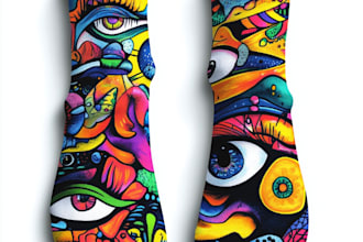 design unique socks design for your brand